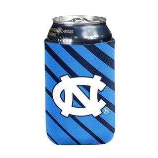 North Carolina Diagonal Stripe Insulated Can Sleeve