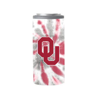 Oklahoma 12oz Tie Dye Slim Can Coolie