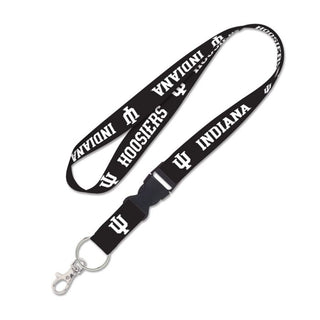 Indiana Hoosiers BLACKOUT Lanyard w/detachable buckle 1"