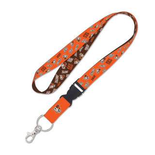 Bowling Green State Falcons SCATTERPRINT Lanyard w/detachable buckle 1"