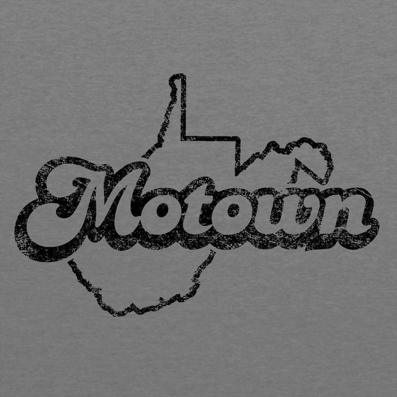 Motown WV 3/4-Sleeve Raglan Tee - Grey/Black