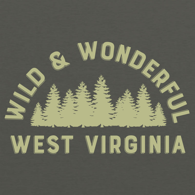 Wild & Wonderful WV Midweight Hoodie - Army Heather