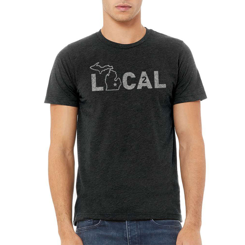 Ann Arbor Local T-Shirt - Black Heather Triblend