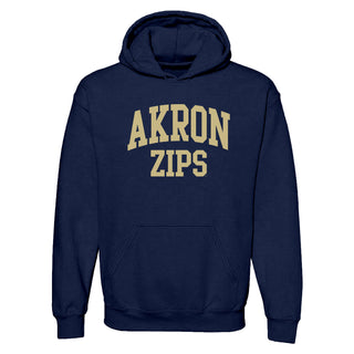 Akron Zips Arch Logo Hoodie - Navy