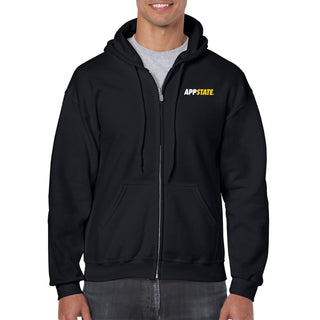 App State Primary Logo LC Zip Hoodie - Black