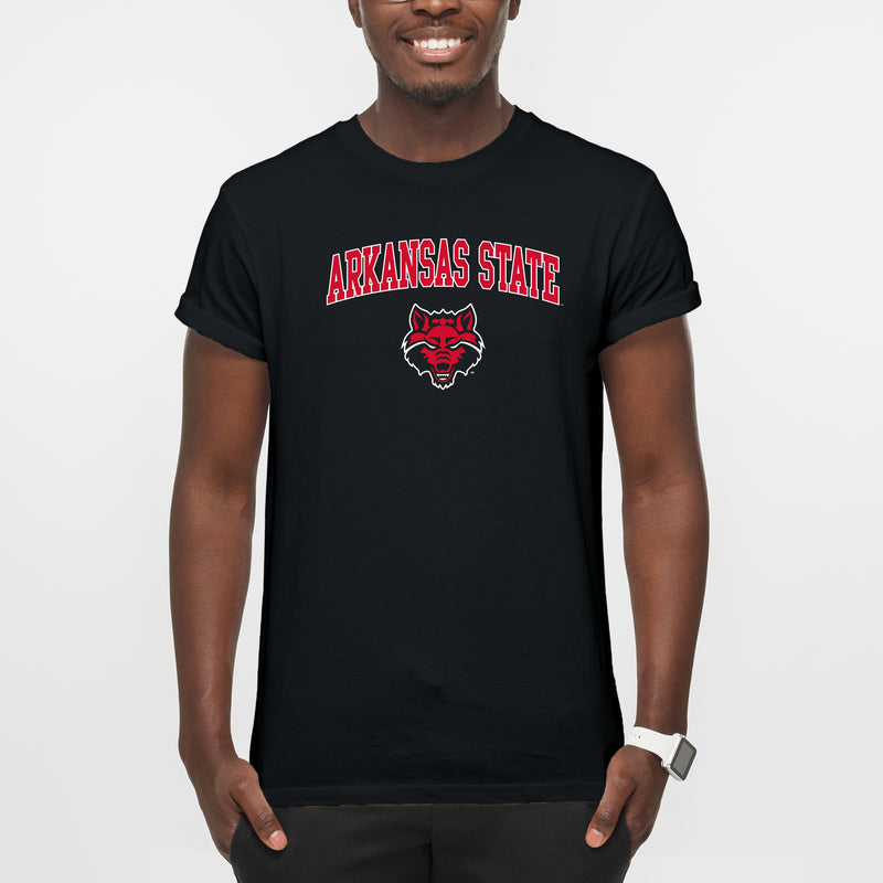 Arkansas State Arch Logo T-Shirt - Black