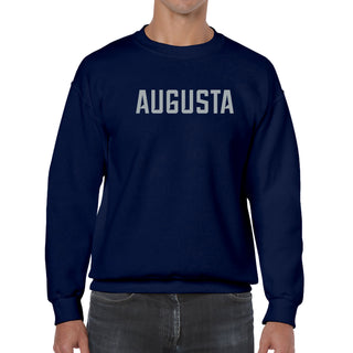 Augusta University Basic Block Crewneck - Navy