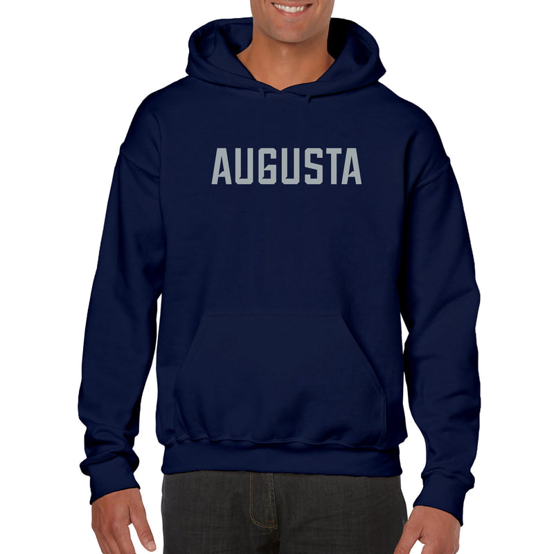 Augusta University Basic Block Hoodie - Navy