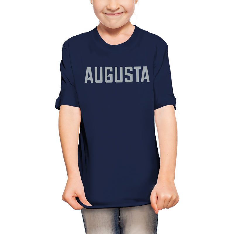 Augusta University Basic Block Youth T-Shirt - Navy