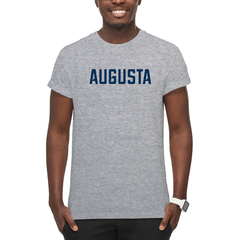 Augusta University Basic Block T-Shirt - Sport Grey