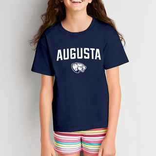 Augusta University Arch Logo Youth T-Shirt - Navy