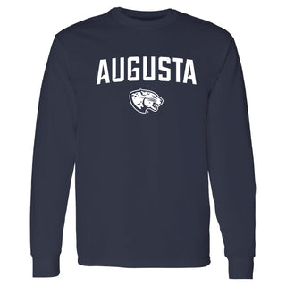 Augusta University Arch Logo Long Sleeve - Navy