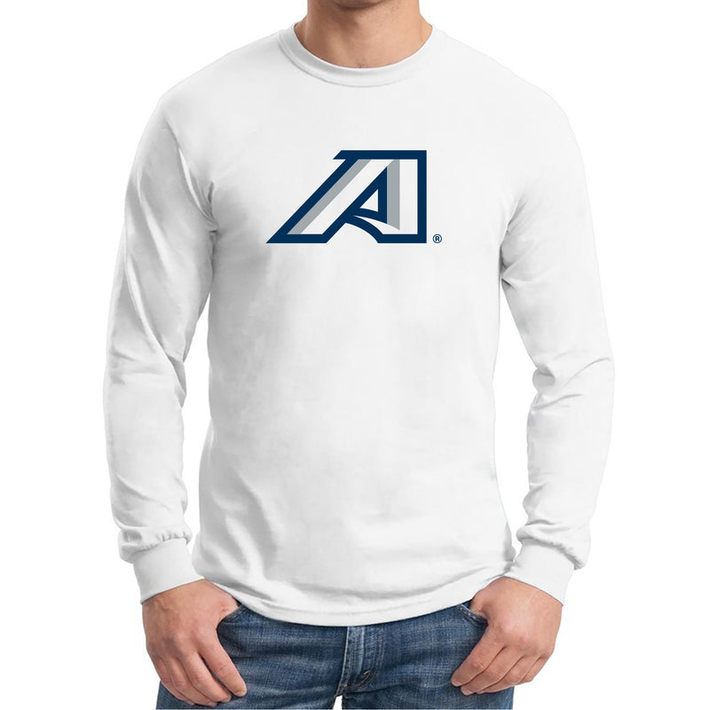 Augusta University Primary Logo Long Sleeve - White