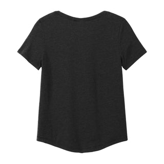 Colorado Spirited Script Women's Relaxed Scoopneck T-Shirt - Space Black