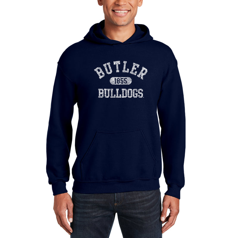 Butler University Bulldogs Athletic Arch Hoodie - Navy