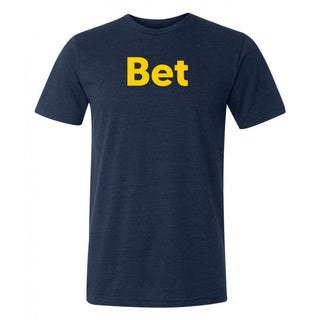 Bet Triblend T-Shirt - Solid Navy Triblend