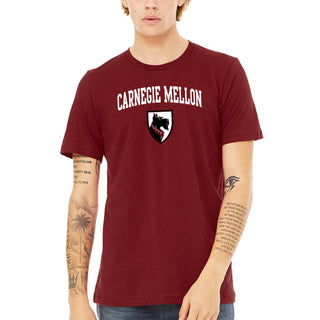 Carnegie Mellon Arch Logo Jersey T-Shirt - Cardinal