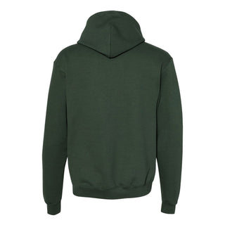 MSU Arch Applique Champion Powerblend Hoodie - Dark Green