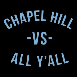 Chapel Hill Vs All Yall Crop Hoodie - Black