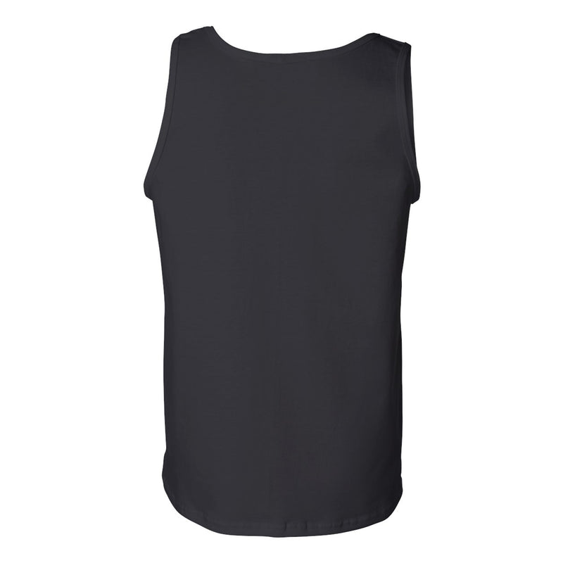 Davidson Wildcats Basic Block Tank Top - Black