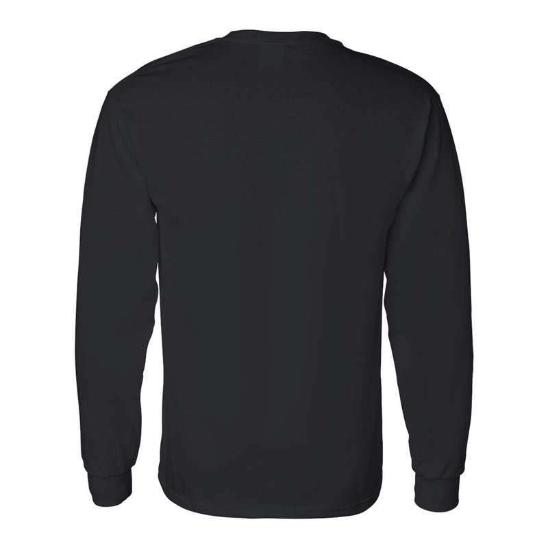 Davidson Wildcats Basic Block Long Sleeve Shirt - Black