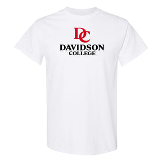 Davidson Wildcats Institutional Logo T Shirt - White