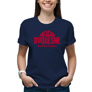 Duquesne Basketball Hype T-Shirt - Navy