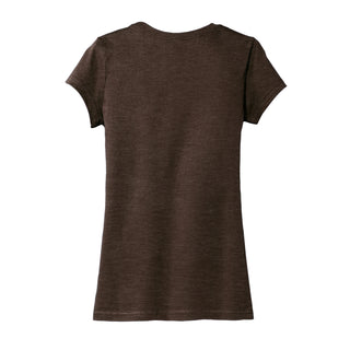 BGSU School Stack Women's Fitted T-Shirt - Heathered Brown