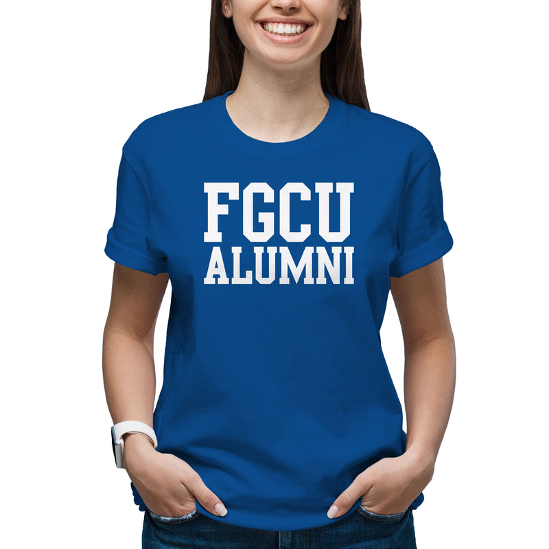 Florida Gulf Coast University Eagles Established Arch Logo Short Sleeve T Shirt - Sport Grey