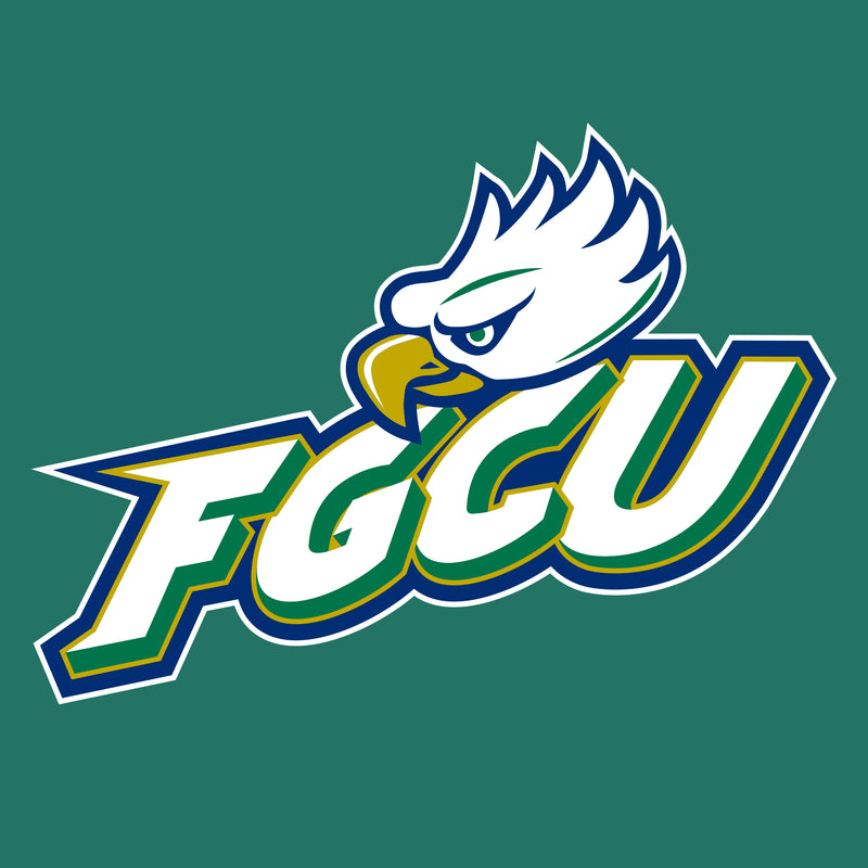 Florida Gulf Coast University Eagles Primary Logo Short Sleeve T Shirt - Kelly