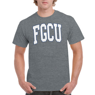 Florida Gulf Coast Eagles Mega Arch T-Shirt - Graphite Heather