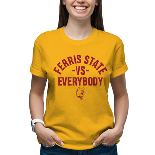 Ferris State Vs Everybody T-Shirt - Gold