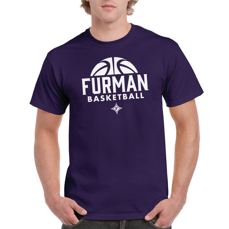 Furman University Paladins Basketball Hype T Shirt - Purple