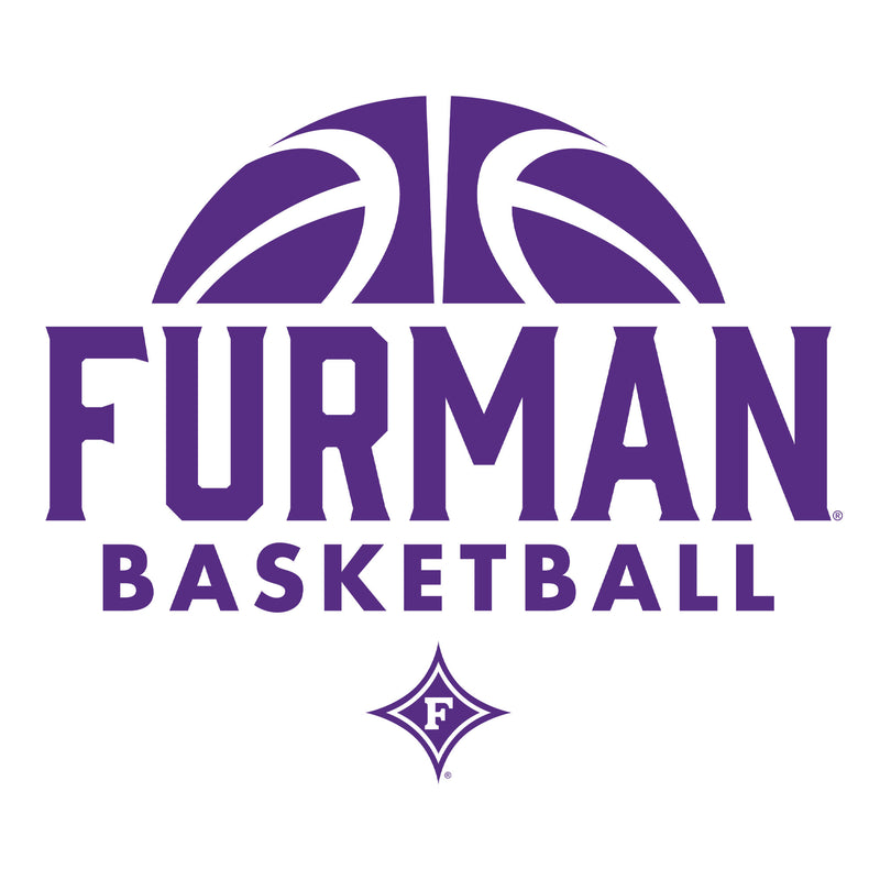 Furman University Paladins Basketball Hype T Shirt - White