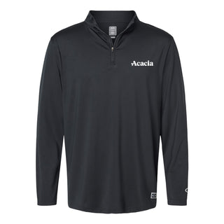 Acacia Primary Wordmark LC Oakley Team Issue Podium 1/4 Zip - Blackout