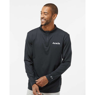 Acacia Primary Wordmark LC Oakley Team Issue Podium 1/4 Zip - Blackout