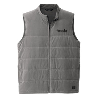 Acacia Primary Wordmark LC Travis Mathew Cold Bay Vest - Quiet Shade Grey