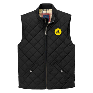 Acacia Primary Logo LC Brooks Brothers Quilted Vest - Deep Black