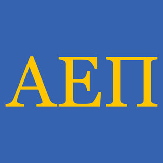 Alpha Epsilon Pi Greek Letter Block Crewneck - Royal