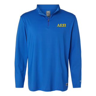 Alpha Epsilon Pi Greek Letter Block LC Oakley Team Issue Podium 1/4 Zip - Team Royal