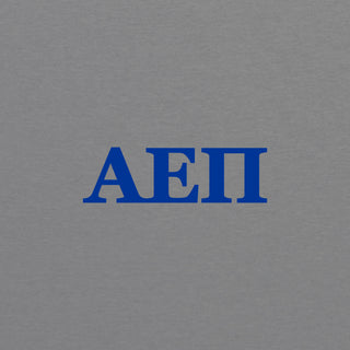 Alpha Epsilon Pi Greek Letter Block LC Oakley Team Issue Hydrolix Polo - New Granite Heather