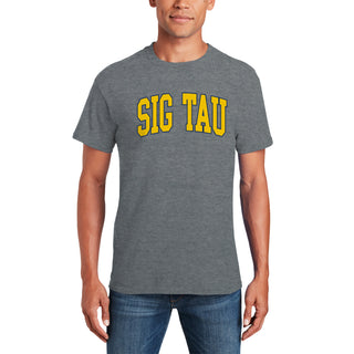 Sigma Tau Gamma Greek Mega Arch T-Shirt - Graphite Heather