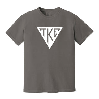 Tau Kappa Epsilon Greek Primary Logo CC T-Shirt - Grey