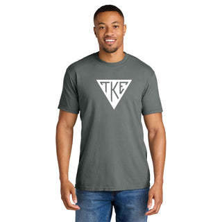 Tau Kappa Epsilon Greek Primary Logo CC T-Shirt - Grey