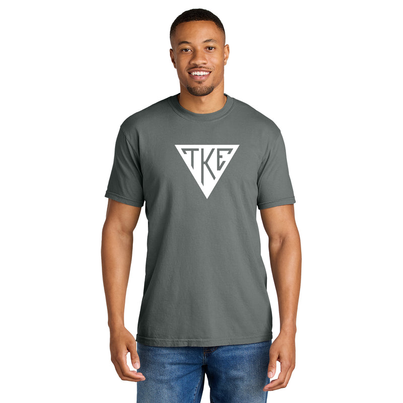 Tau Kappa Epsilon Greek Primary Logo CC T-Shirt - Grey