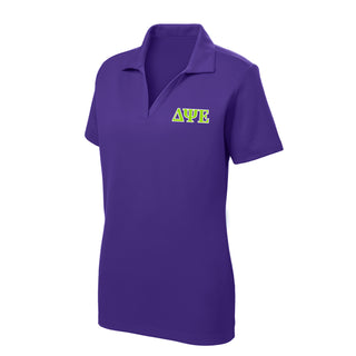 Delta Psi Epsilon LC EMB Ladies Polo - Purple