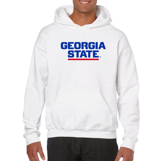 Georgia State Basic Block Hoodie - White