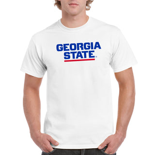 Georgia State Basic Block T-Shirt - White