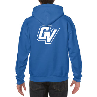 GVSU Front Back Print Hoodie - Royal