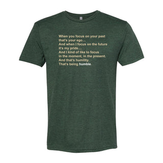 Humble Quote Triblend T-Shirt - Black Forest